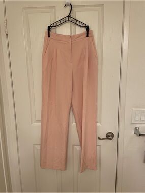 Express Wide Leg Pants in Blush Pink